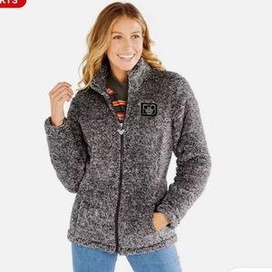 Disney Gray Fuzzy Jacket